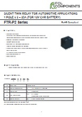 Silent Twin Relay for Automotive Electrical Equipment 'FTR-P2'