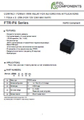 Twin Relay for Automotive Electrical Equipment 'FTR-P4'