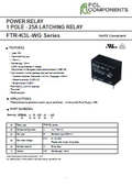 Power Relay "FTR-K3L" (Wide Gap)