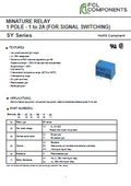 Miniature Relay "SY"