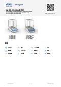 【データシート】AS R2.PLUS 分析天秤
