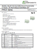 EV/Vehicle Signal Switching Relay FTR-C1