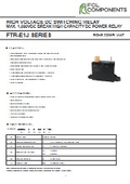 DC High Voltage Relay 'FTR-E1J' (Tab Terminal/Screw Mount Type)