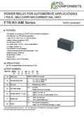 Power relay for EV/PHV vehicles FTR-K1-AM