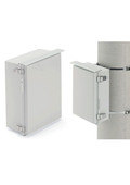 TAKACHI IP65 POLYCARBONATE PLASTIC BOX with OUTDOOR ROOF - BCPR series