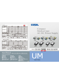Medical BF compliant AC-DC power supply "UM Series"