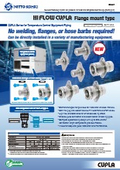 Quick Connect Couplings for Panel Mounting, HI FLOW CUPLA Flange Mount Type