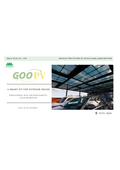 ガラス一体型太陽光発電パネル『GOO PV』ガレージ