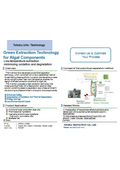 Tohoku Univ. Technology ：Green Extraction Technology for Algal Components：T23-067
