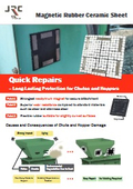 Magnetic rubber ceramic sheet