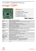 conga-TCRP1：COM Express Type 6（AMD Ryzen AI Embedded P100）データシート