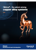 Unicorn products made of Glidcop copper alloy.