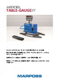 ピン、研削部品、旋削部品直径測定用レーザーマイクロメーター『TABLE GAUGE XY』