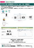 ■レンタル■ クラウド型 水質監視システム（pH・SS・透視度）　製品カタログ　2026年4月