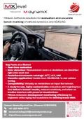 MXeval: Software solutions for evaluation and accurate bench-marking of vehicle dynamics and ADAS/AD.