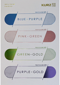 TRUSTCOLOR(R) 4種箔押し見本