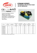 CFM40M Medical AC/DC Switching Power Supply Input 90V-264V Output 3.3V-48V 40W Embedded Power Supply