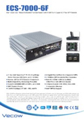Industrial computer "ECS-7000-6F" with abundant I/O available - Railway standards certified - EN50155 & EN50121-3-2