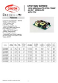 CFM100M Medical AC/DC Switching Power Supply Input 90V-264V Output 5V-48V 100W Embedded Power Supply