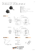 Contact type (conductive plastic resistance element) rotary angle sensor CP-2FL series CP-2FL, CP-2FL-6