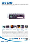 Industrial PC series "ECS-7700" with abundant I/O available - Compliant with IEEE 802.3at standard (PoE+)