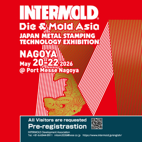 We will exhibit at INTERMOLD 2026 in Nagoya from May 20 to May 22.