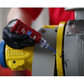 Loctite screw locking adhesive application example