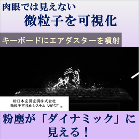 微粒子可視化　粒子が「ダイナミック」に見える