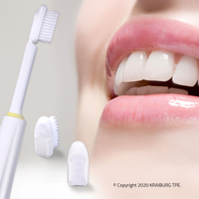 Ultrasonic toothbrush: TPE for oral hygiene