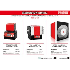 高温触媒化学の研究にカーボライト・ゲロの電気炉
