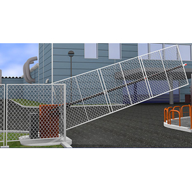Fence gate opening and closing