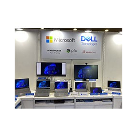Dell Precisionワークステーションの最新モデルやモニター、周辺機器も展示