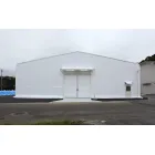 スタンダードな固定式テント倉庫