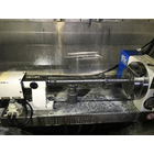 The vertical machining center (3-axis) is equipped with an additional axis function, enabling process integration through 4-axis machining, which improves productivity and efficiency while reducing costs.