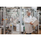 Robatech's adhesive application system applies hot melt and cold glue adhesives with high precision.