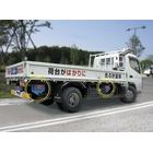 お手持ちのトラック荷台がはかりに。パッカー車にも取付け可能。(※機種によります)