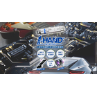 ミキサー付きカートリッジに充填して提供している常温硬化タイプ導電性接着剤「ONE-HAND MIXINGⓇ」は、導通接着の適用範囲を広げます。
二液性接着剤の宿命である面倒な作業「秤量&混合」をすることなく、ワンプッシュするだけで簡単に塗布、誰でも安定した導電接続が可能になります。