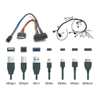 USBやHDMIなどの各種ケーブルから、産業機器、民生機器など、お客様のニーズに合わせたハーネス加工を大ロットから小ロットまで幅広く対応しております。