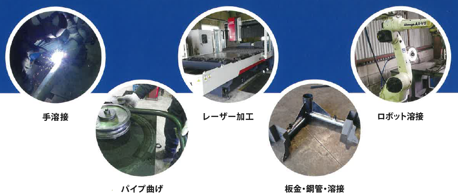 溶接を中心とする金属加工