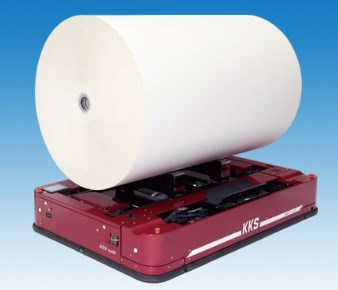 磁気誘導方式 自動巻取紙搬送システム『AGV-type 300』