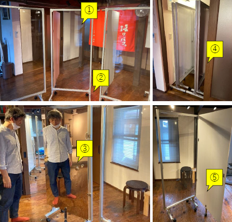 オーダーメイド​「飛沫防止パーテーション」事業※制作事例付き