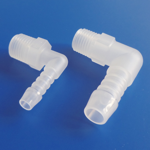 日本製のPP製ホースニップル『アラムPPハーフエルボ』