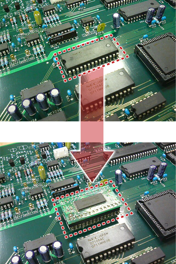 プリント基板IC互換アタッチメント『コンパチビリー』