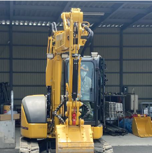 【バケガード取付実例】コマツ様