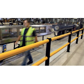 特殊ポリマー製防護バリアシステム「iFlex歩行者バリア」