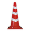 Various types of traffic cones