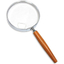 Wooden handle magnifying glass 115mm 1461-P