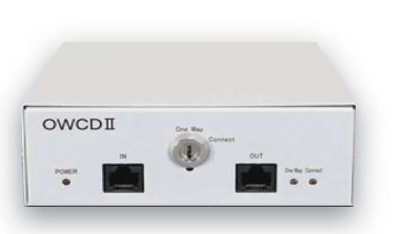 物理式片方向通信制限装置『データダイオード OWCD』