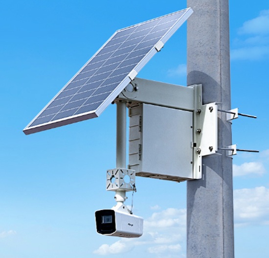 ソーラーパネル付 セキュリティ監視 ANPR 4Gカメラキット | サン