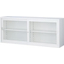 Upper-mounted new standard storage "Glass sliding door storage (with 2 shelves)"